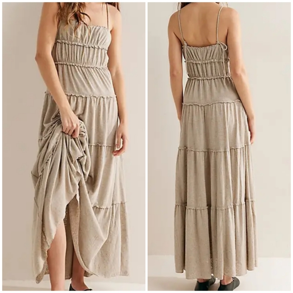 Free People Brooke Maxi/Snowing
